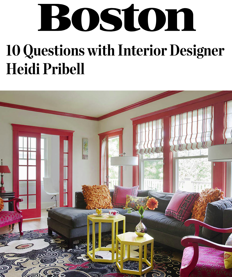 Heidi Pribell Interior Designer Boston Ma 10 Questions
