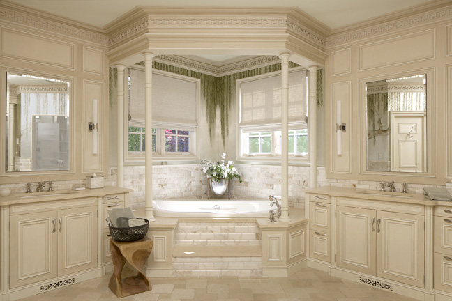Master Bathroom by Interior Designer Boston & Cambridge, Heidi Pribell