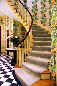 Stairway by Interior Designer Boston & Cambridge, Heidi Pribell