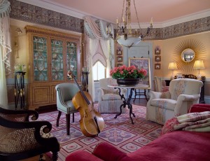 Music Room by Interior Designer Boston & Cambridge, Heidi Pribell
