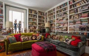 Library by Interior Designer Boston & Cambridge, Heidi Pribell
