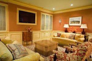 Family Room by Interior Designer Boston & Cambridge, Heidi Pribell