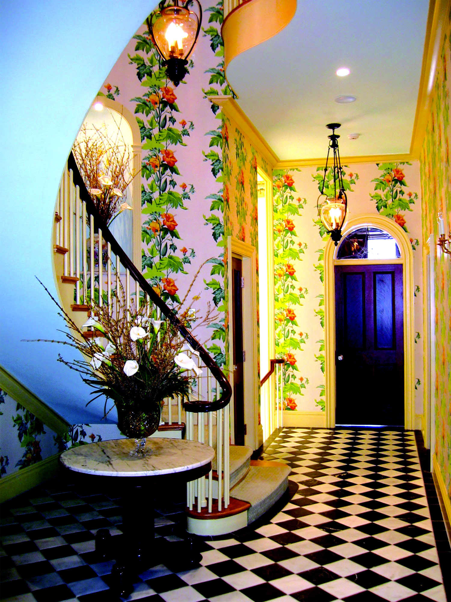 Entry Foyer by Interior Designer Boston & Cambridge, Heidi Pribell