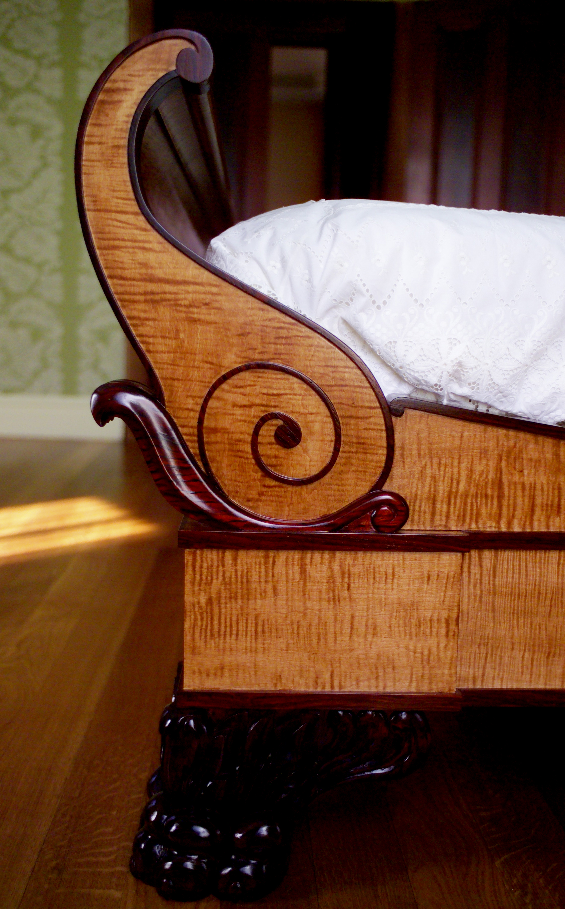 Sleigh Bed Detail